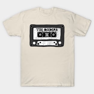 the oneders cassette black and white T-Shirt